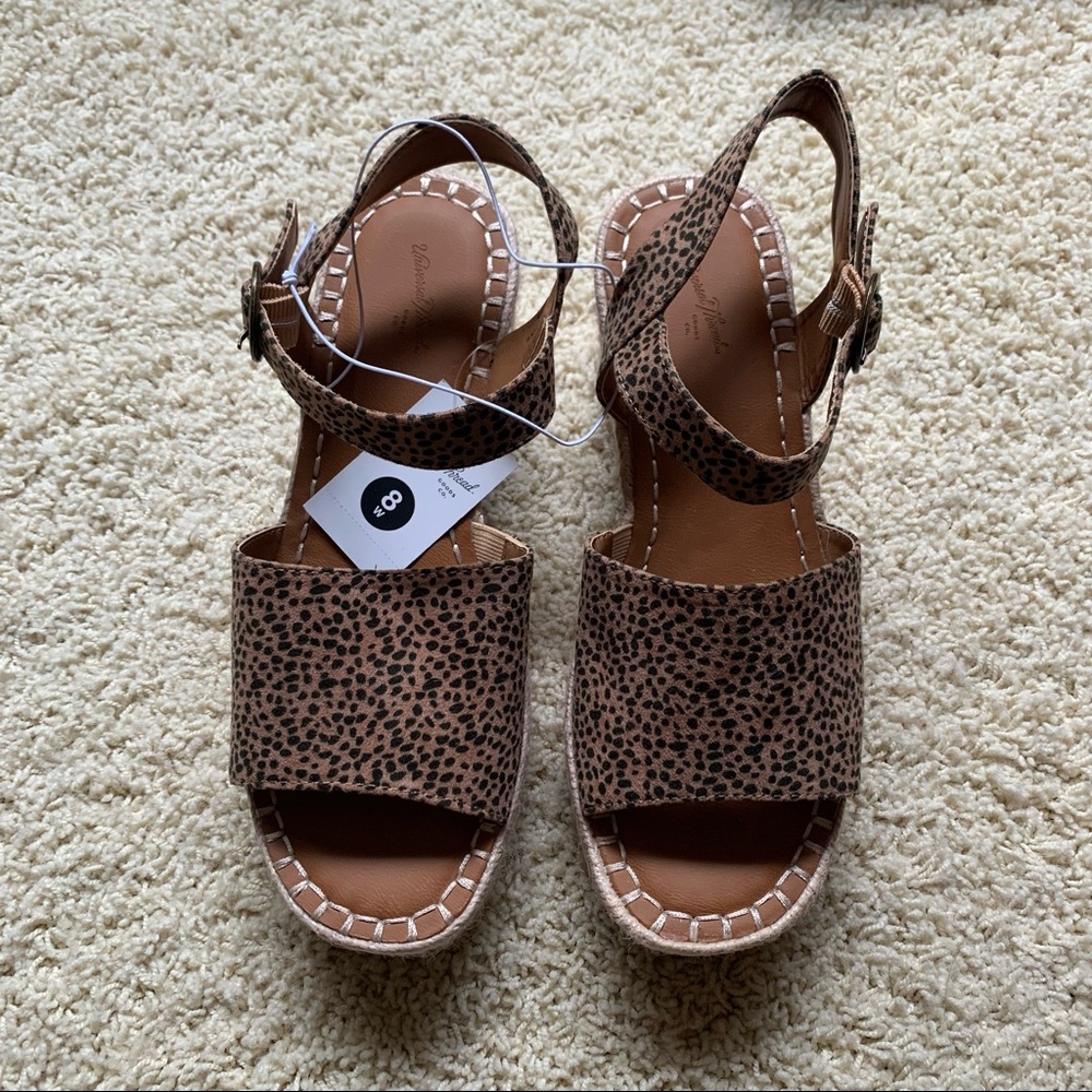 Tan & Black Universal Thread Espadrilles